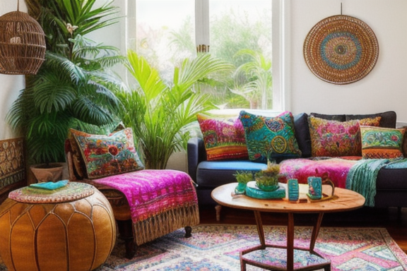 Boho living room