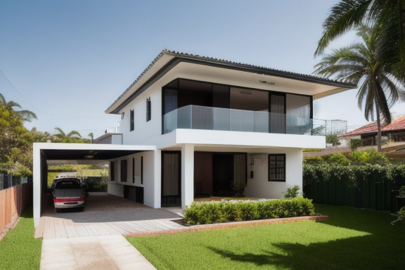 Colonial house with a well-defined distribution of spaces