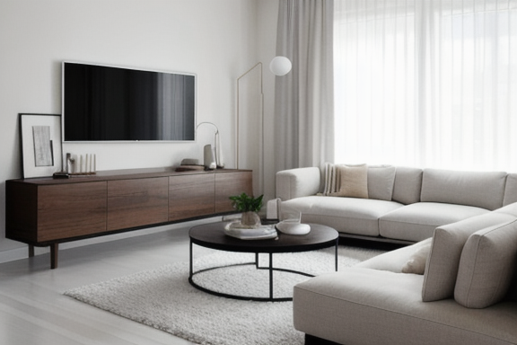 Minimalist living room