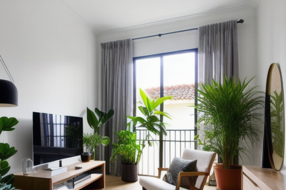 Designer de interiores em um escritório