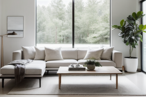 Exemplo de ambiente minimalista