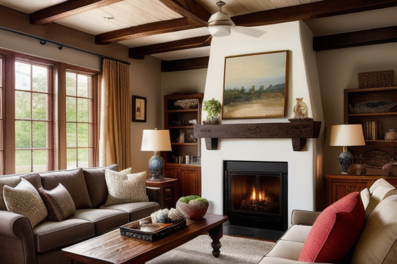 Colonial living room