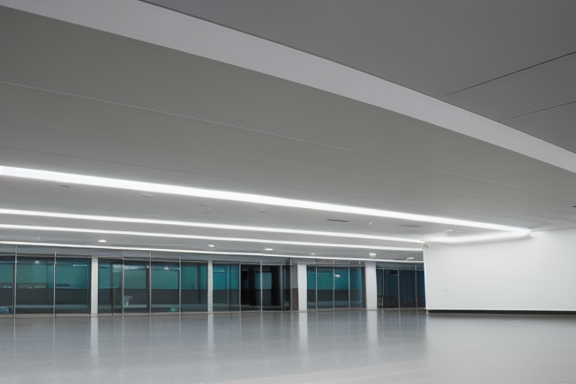 Emergency lighting in a public building