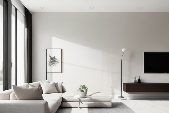 Minimalist living room