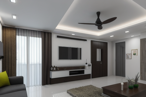 Designer de interiores utilizando um software de modelagem 3D