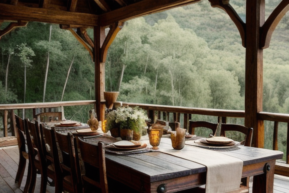 Rustic Wooden Table