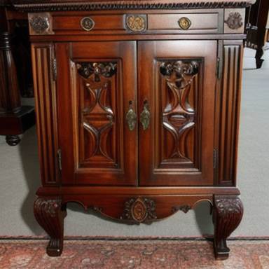 Móvel de madeira antiga