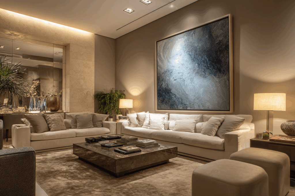 O erro fatal que arruina sua sala (e está no quadro da parede)