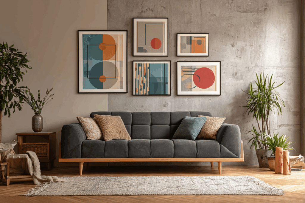 Essa técnica de composição com quadros muda tudo na decoração